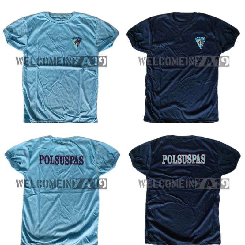 Kaos Pendek POLSUSPAS PDH PDL Logo / Oblong POLSUSPAS Sablon