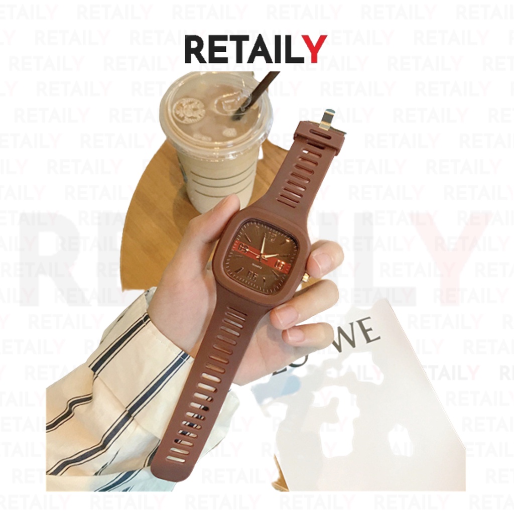 Retaily J194 Jam Tangan Analog Rubber Strap Fashion Sport