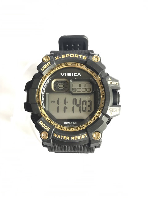 Jam tangan sporty digital fashion watch visica anti air diameter besar