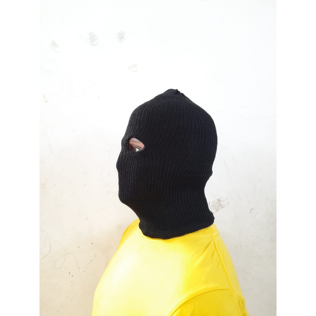 Topi Kupluk Ninja / Topi Full Face / Topi Ronda 2 Lobang topi kupluk