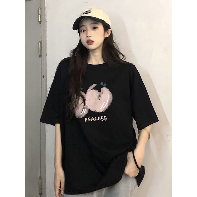 kaos oversize wanita / peachss