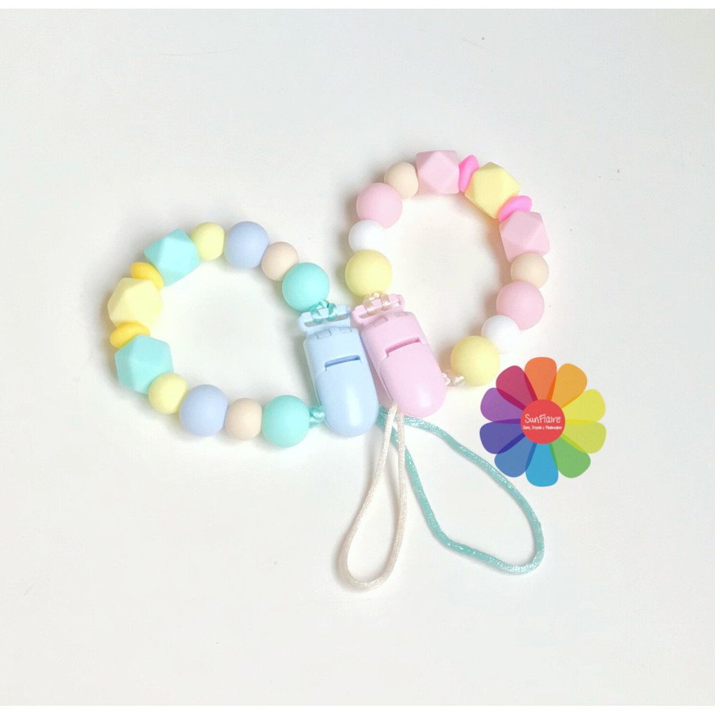 

Pacifier Clip Simple Hexa Mix Round