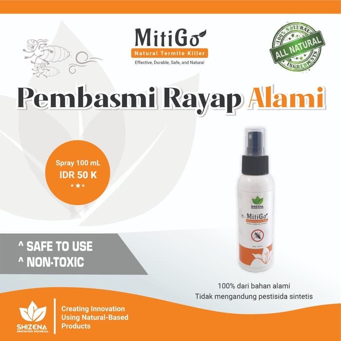 Mitigo Spray Pengusir Rayap berbahan alami 100 ml