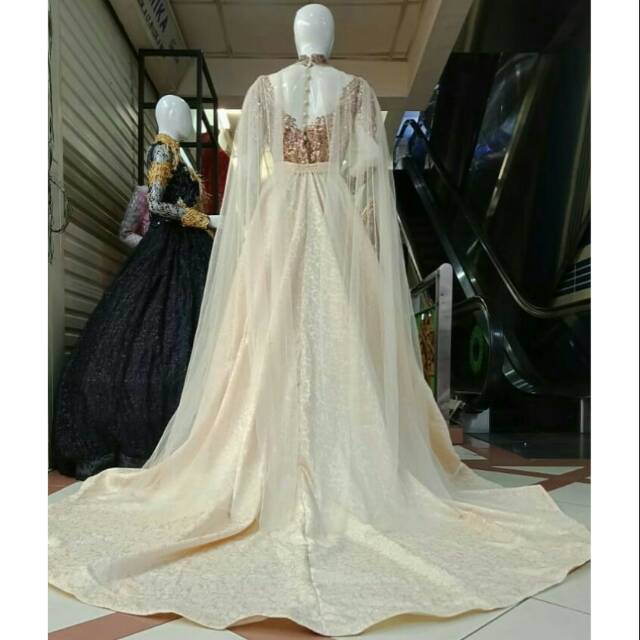 Ekor Pengantin Jaguar/Ekor Kebaya/Ekor Gaun/Ekor Lepas Pasang/Ekor