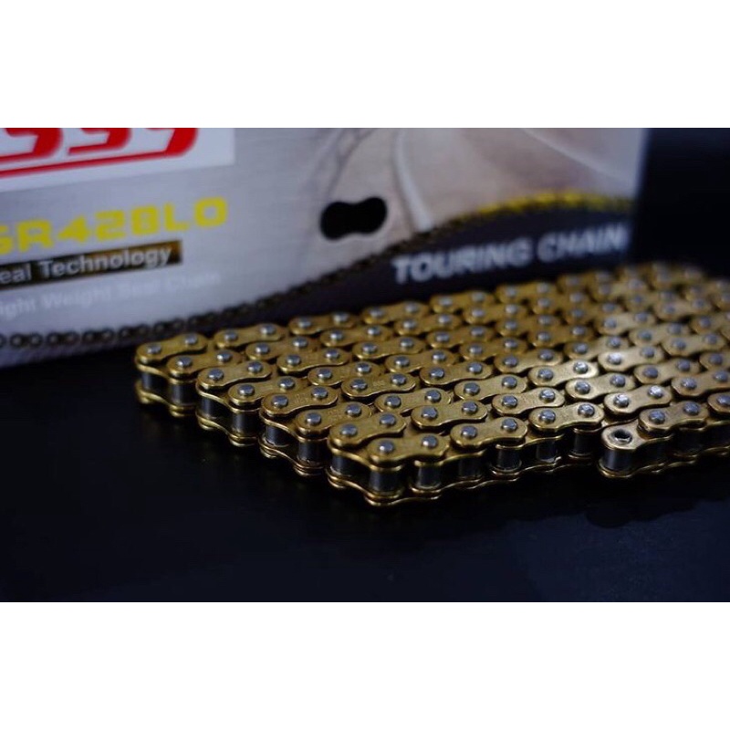 Rantai Chain SSS 428 LO 120L 130L 140L O RING HITAM BLACK DAN EMAS GOLD MOTOR KLX DTRACKER WR155 CRF