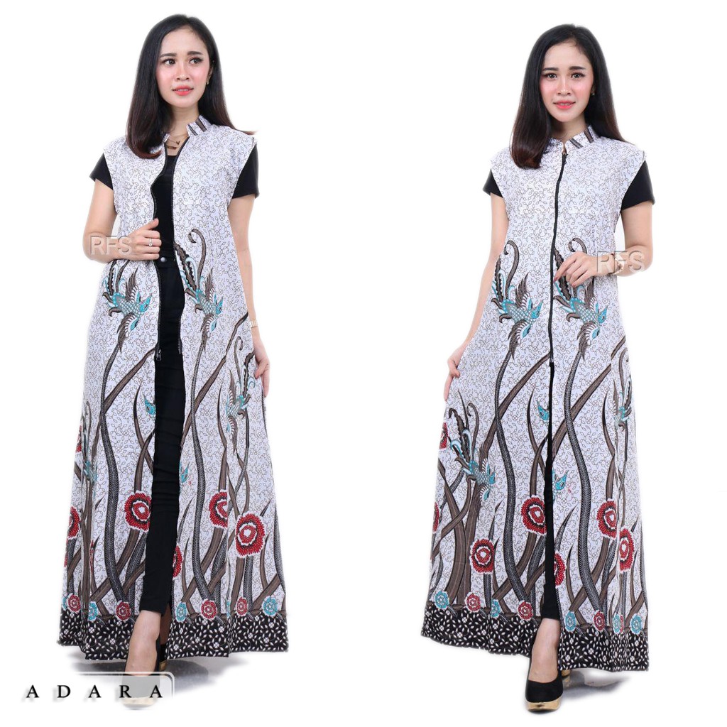 OUTER BATIK / ILALANG PUTIH / OUTWEAR / BAJU WANITA