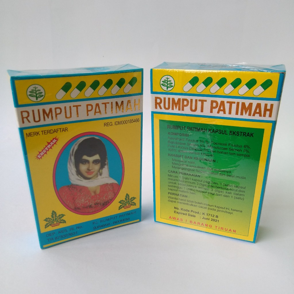 Kapsul Rumput Patimah Jamu Keputihan