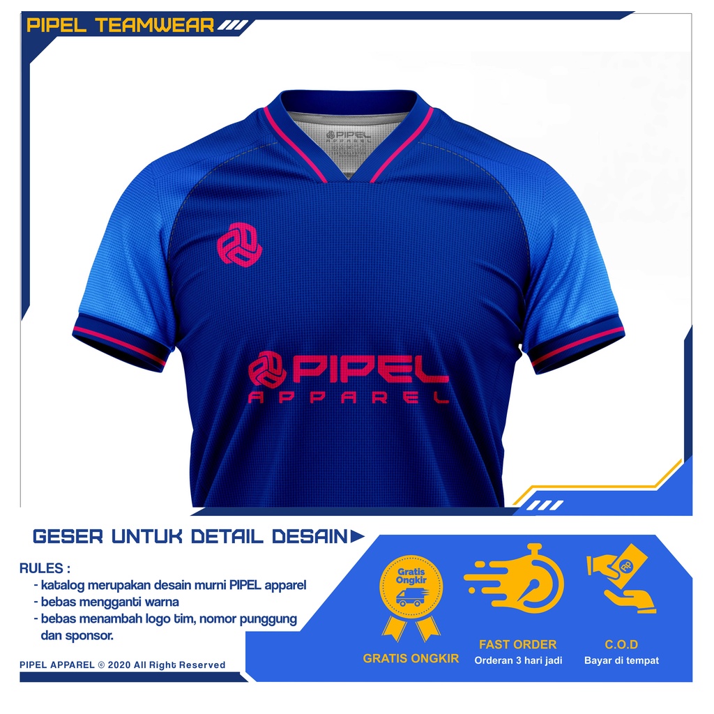 BISA COD SATUAN Jersey Futsal Full Printing Baju Bola Setelan Stelan Olahraga Badminton Volly Basket