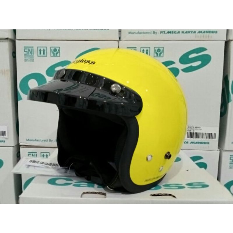 HELM CARGLOSS CFM &quot;ORI&quot; - FERRARI YELLOW METALIC