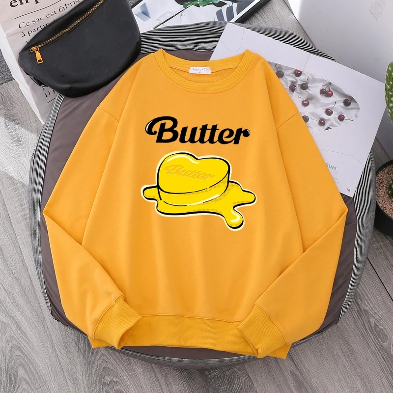 Hoodie KPop BTS Butter Murah Tebal Sweater Butter M XXL Wanita Dewasa Oversize Jaket Hodie Butter Anak Perempuan Jimin Taehyung Hoodie Bangtanboys Butter Hodie BTS Butter Original Terbaru Jaket BTS Butter Army Bangtan Boy KPop BTS