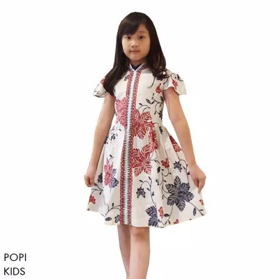 Popi Kids - Dress Batik Anak Perempuan