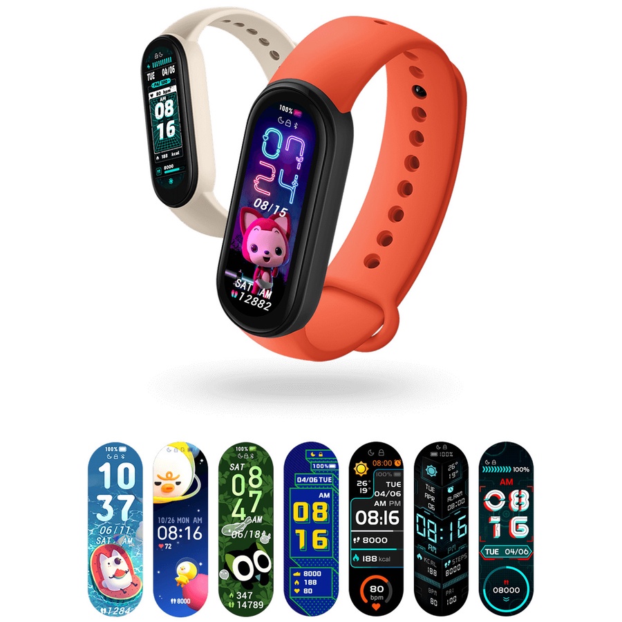 Smart Watch | Xiaomi Mi Smart Band 6 Layar AMOLED 1,56&quot; Smartwatch - Garansi Resmi TAM 1 Tahun