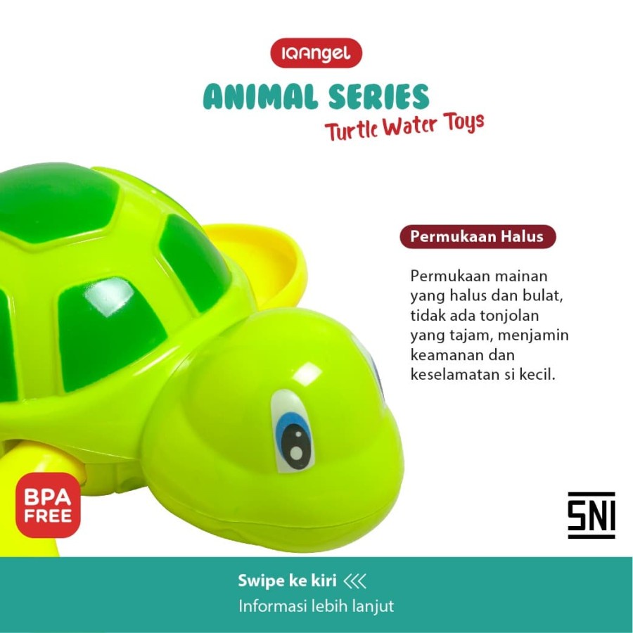 IQ ANGEL TURTLE WATER TOYS / MAINAN BAYI EDUKATIF