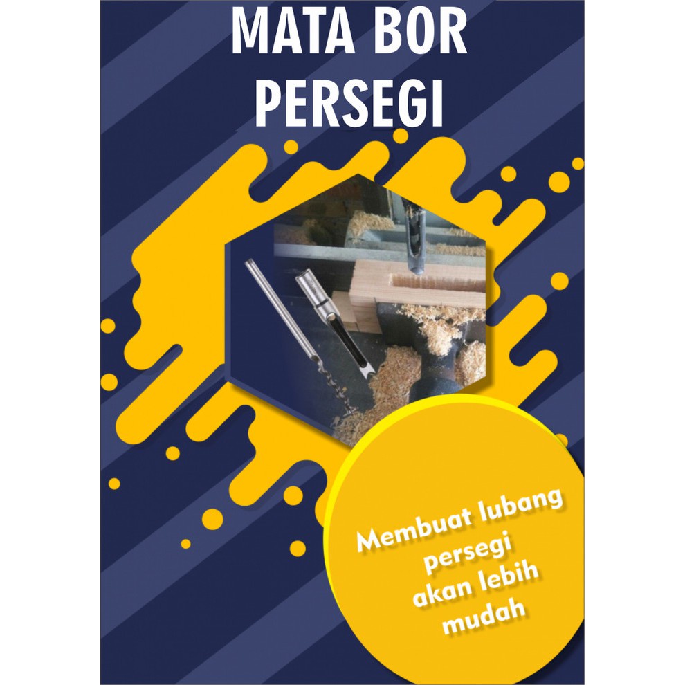 Bor Lubang Persegi