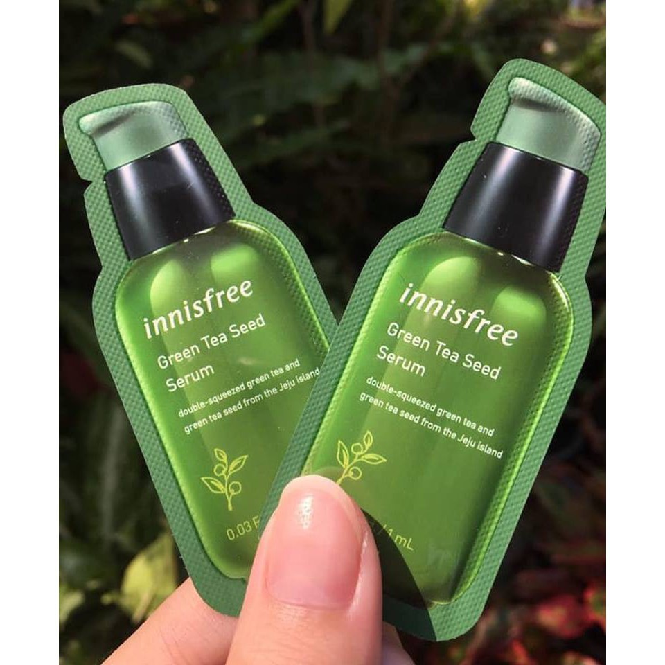 Jual Innisfree Green Tea Seed Serum Sample Sachet Shopee Indonesia 4860