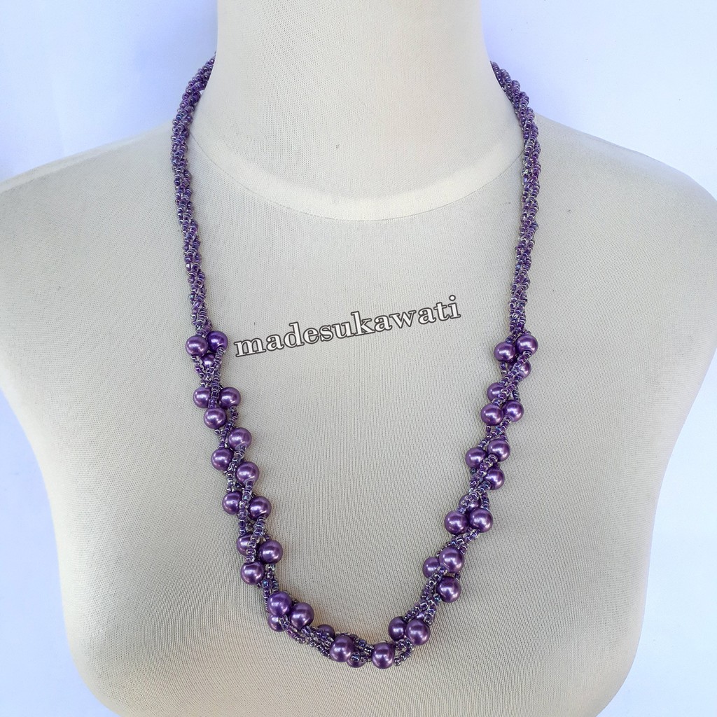 Kalung mote bola bola aksesoris bali