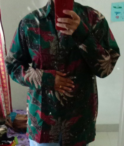 Couple Batik Gamis Pesta/couple Batik Modern