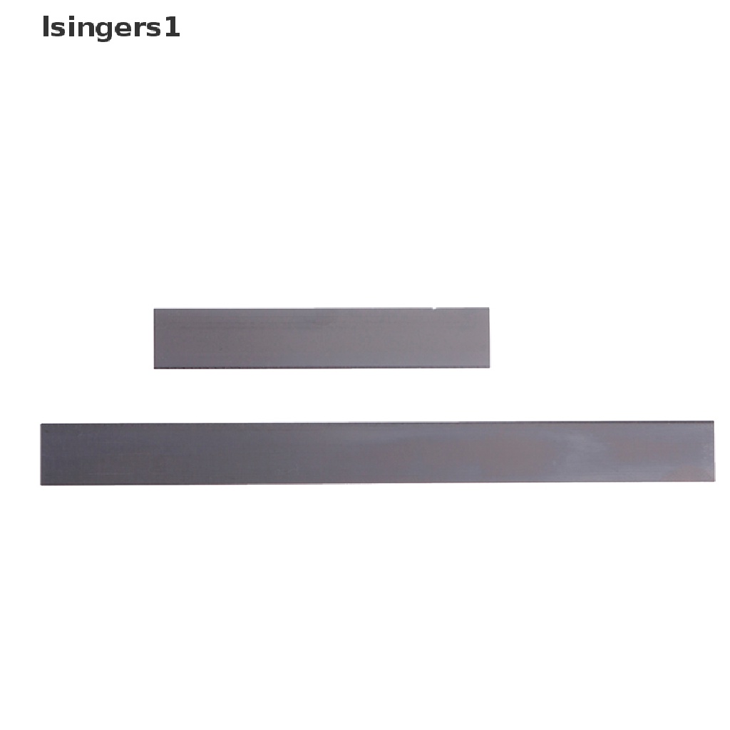 (lsingers1) 2pcs Alat Pemotong polymer clay Bahan Stainless Steel Ukuran 4 &quot;/ 8&quot;