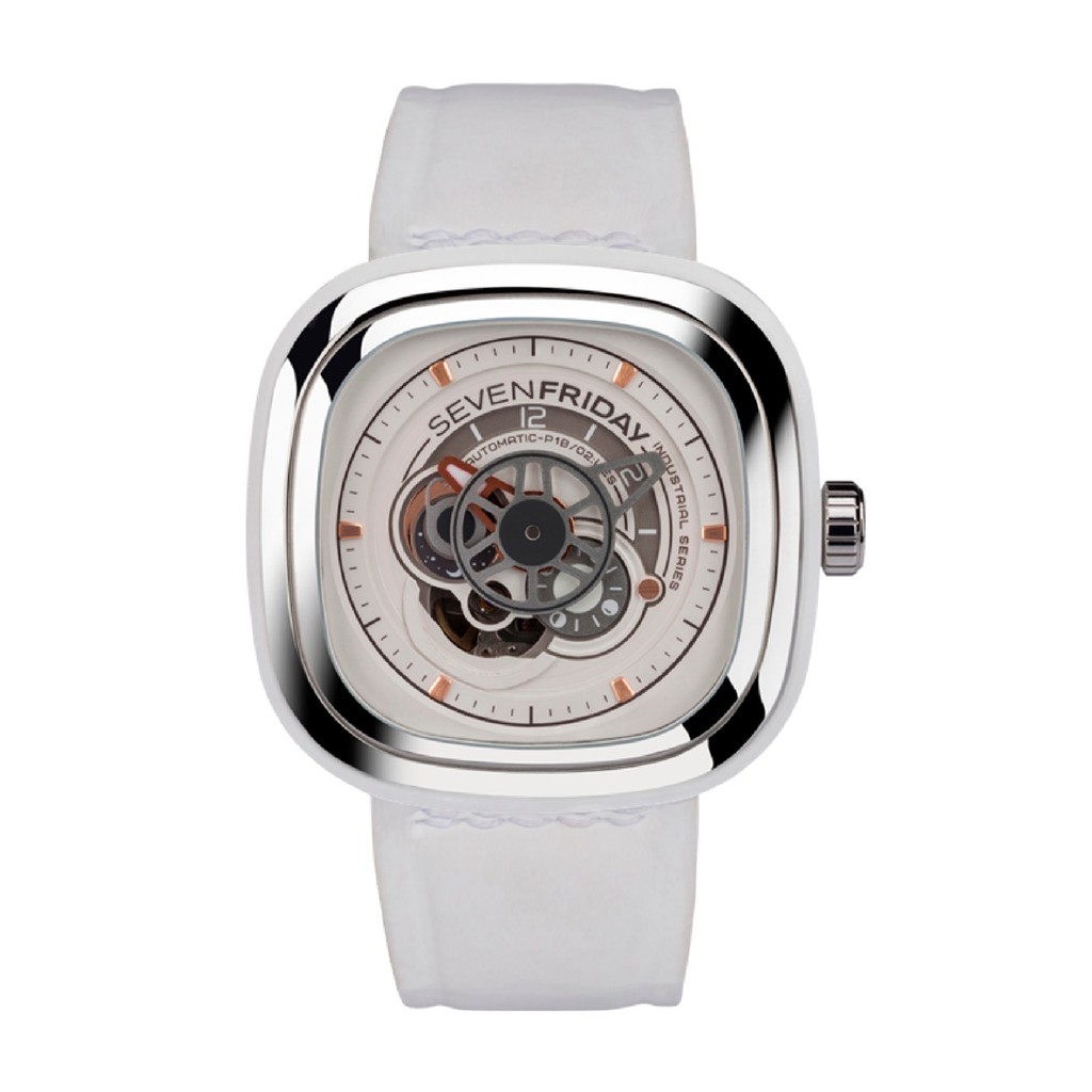 Jam Tangan SEVEN FRIDAY P1B/02 ALBA White Authentic NFC Detected