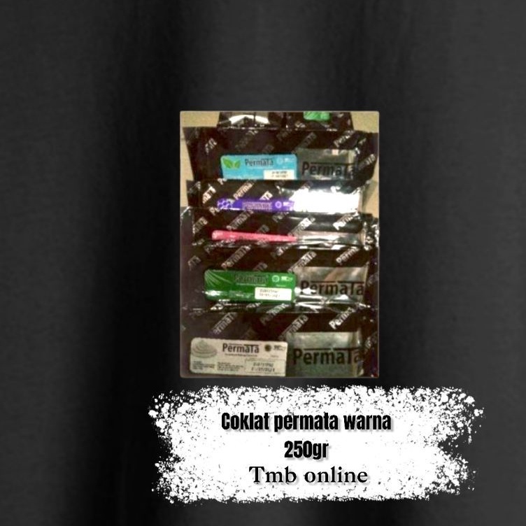 

Coklat permata warna 250gram