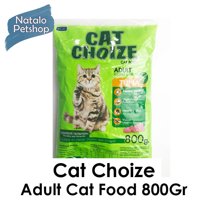 Cat Choize Adult Tuna Cat Food 800Gram/Makanan Kucing Halal/No Pork/Tanpa Babi Tuna