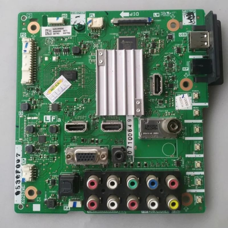 MB - MAINBOARD MESIN TV LED SHARP LC 40LE355 M - 40 LE 355 M - 40LE355M