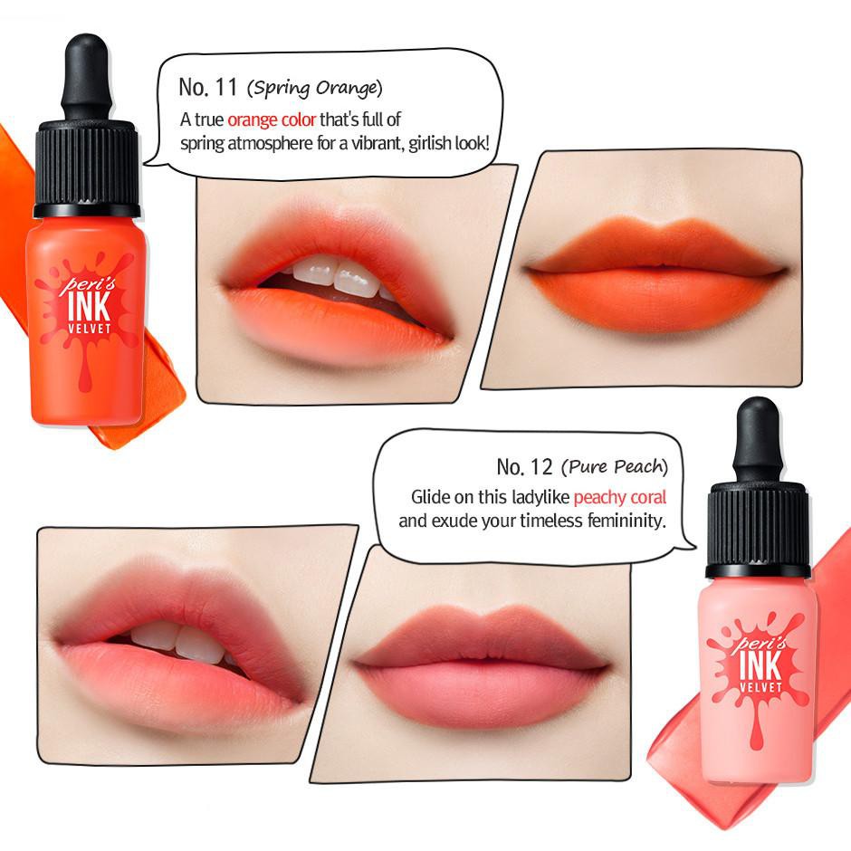 ORI NEW COLOUR PERIPERA PERIS INK VELVET MATTE MURAH ASLI