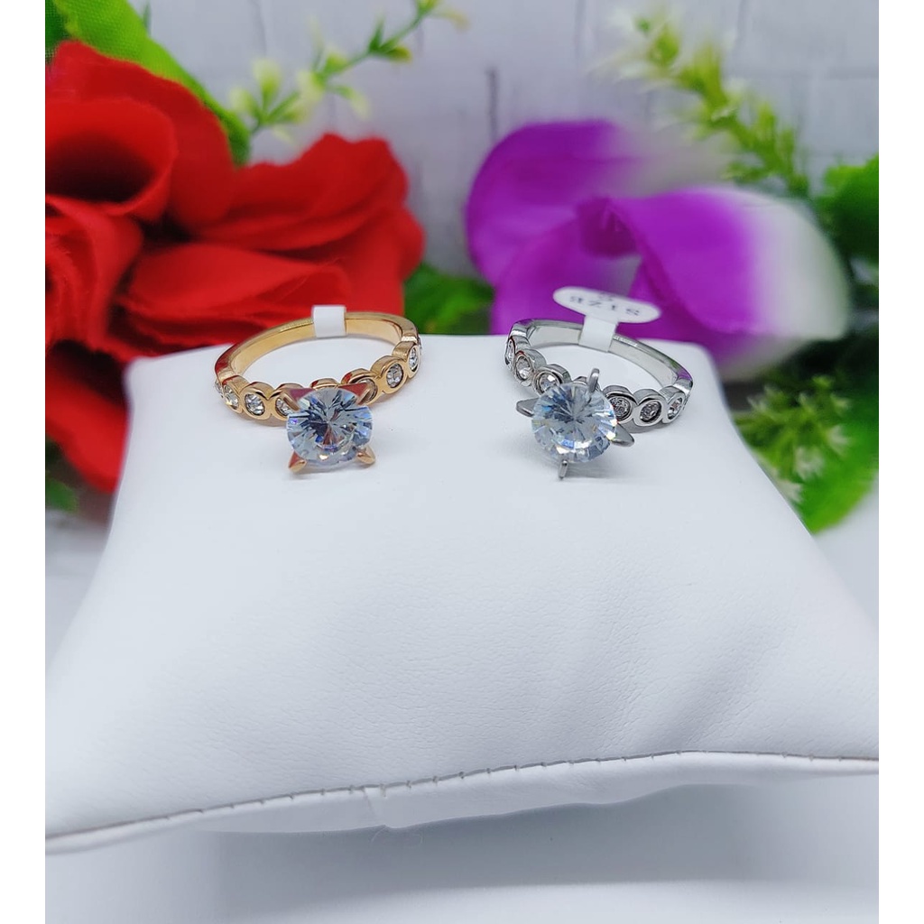 Cincin Titanium Permata 028-030 Terbaru