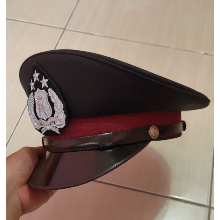 topi pet bintara polri