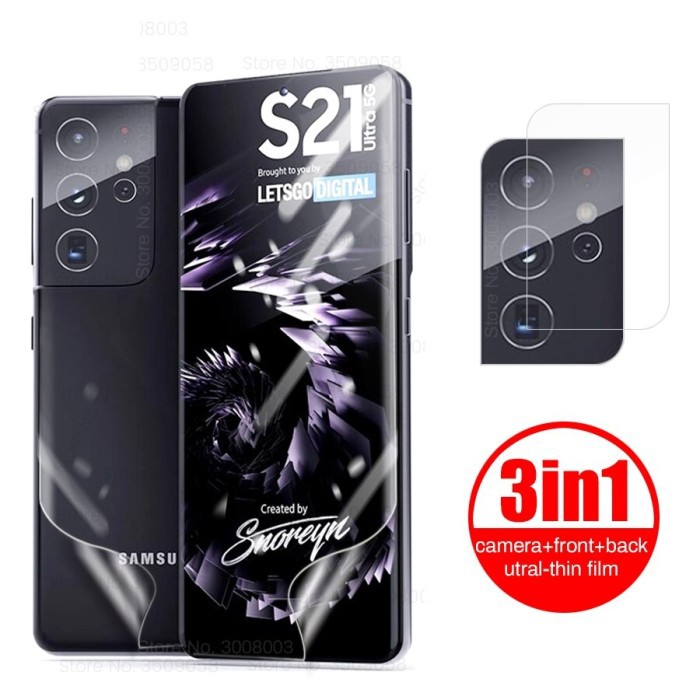 Hydrogel Samsung Galaxy S8 S8 Plus S9 S9 Plus S10 S10 Lite S10 Plus Antigores / Screen Protector Jelly