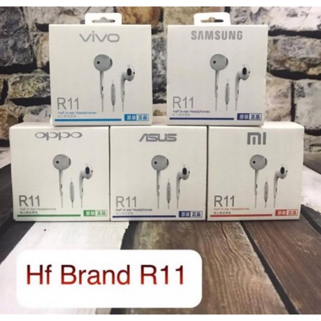 Headsfree/earphones vivo,samsung,xiaomi,oppo,asus BRAND R12