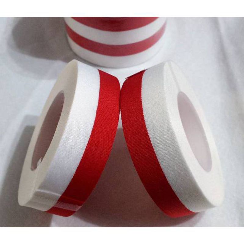 

PITA MERAH PUTIH 1/2 inchi / lebar 2,5cm / HIASAN HUT RI / DEKORASI 17 AGUSTUS