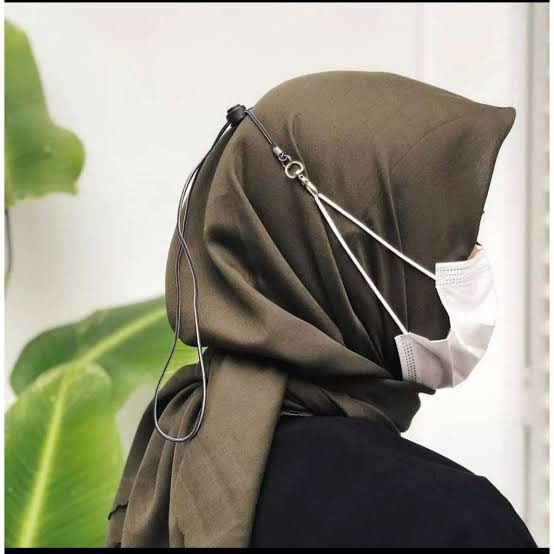 perabotrumahku TALI KALUNG MASKER rantai masker hijab headloop n95 kf94 duckbill kain sensi medis