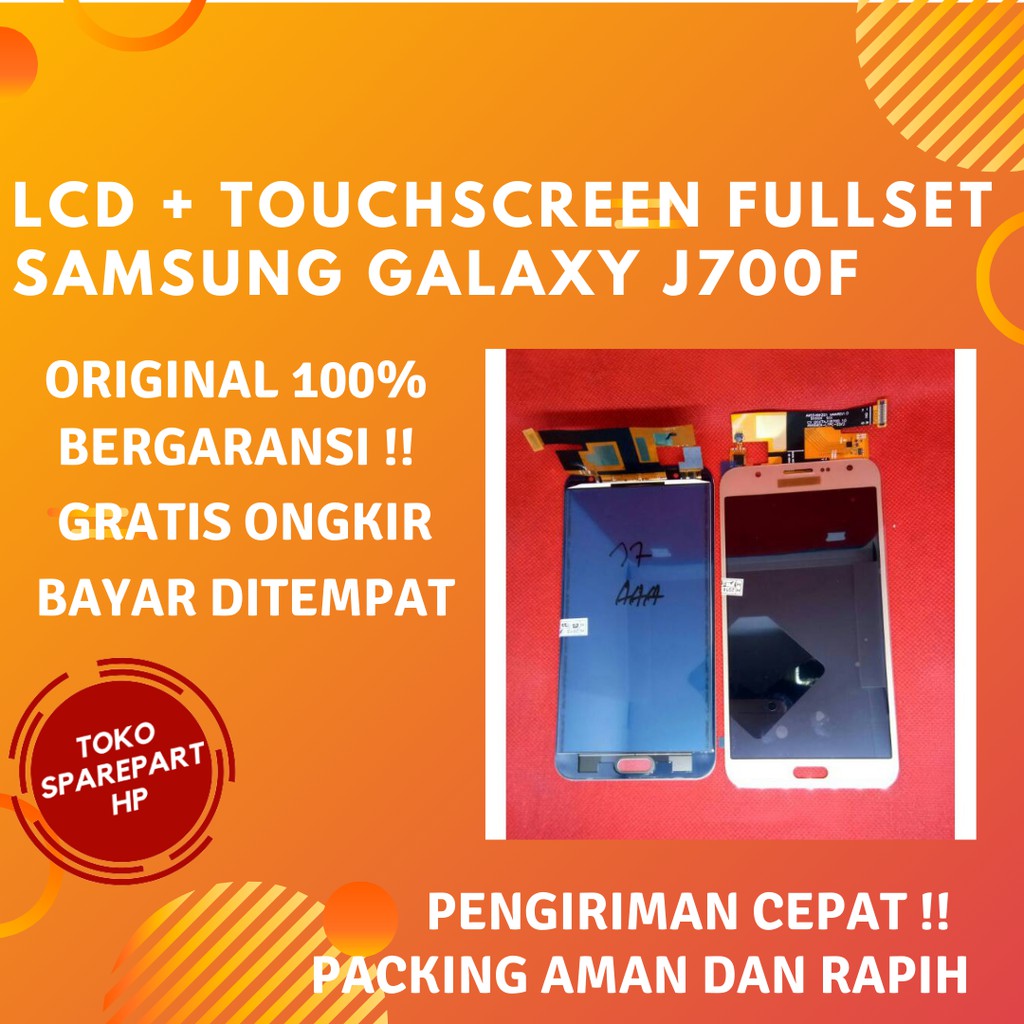 Lcd Ori Samsung Galaxy J700F / J 700F / J700 F Fullset Layar Lcd dan Touchscreen Original OLED