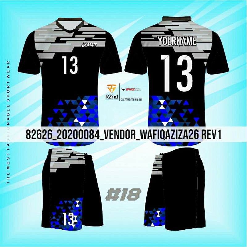 Baju voli asics original