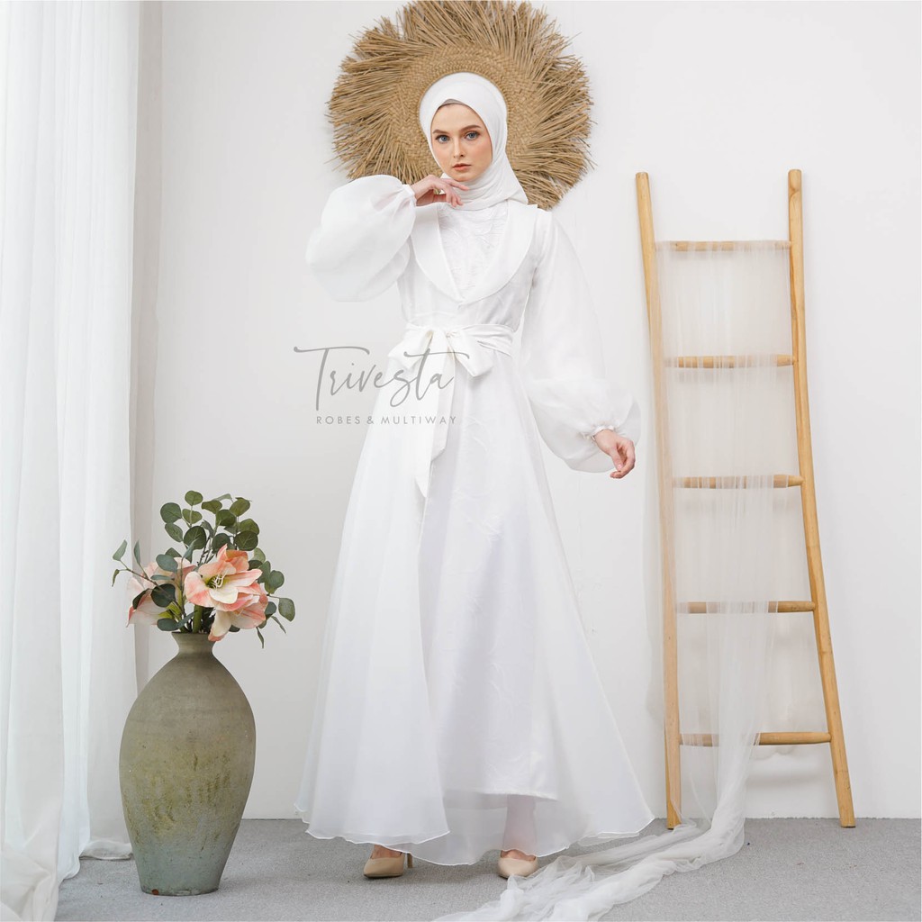 Aurora Hijab Robe Collection -KIMONO ROBE PENGANTIN BERHIJAB HIJAB RECOMENDED