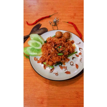 

kwetiau sambal mercon