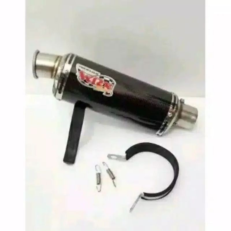Knalpot WRX CARBON SLINCER KNALPOT WRX WARNA HITAM CARBON