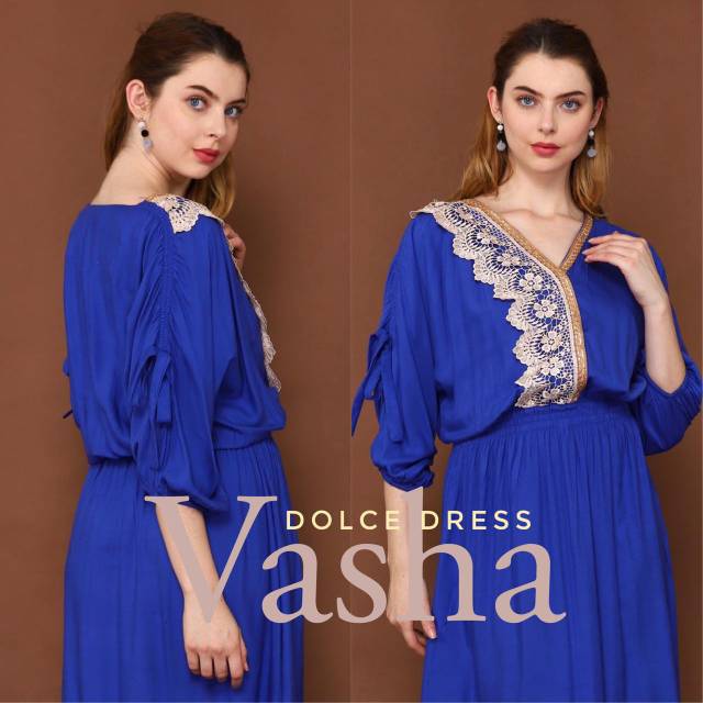 Daster Arab Dolce VASHA Long Dress Rayon