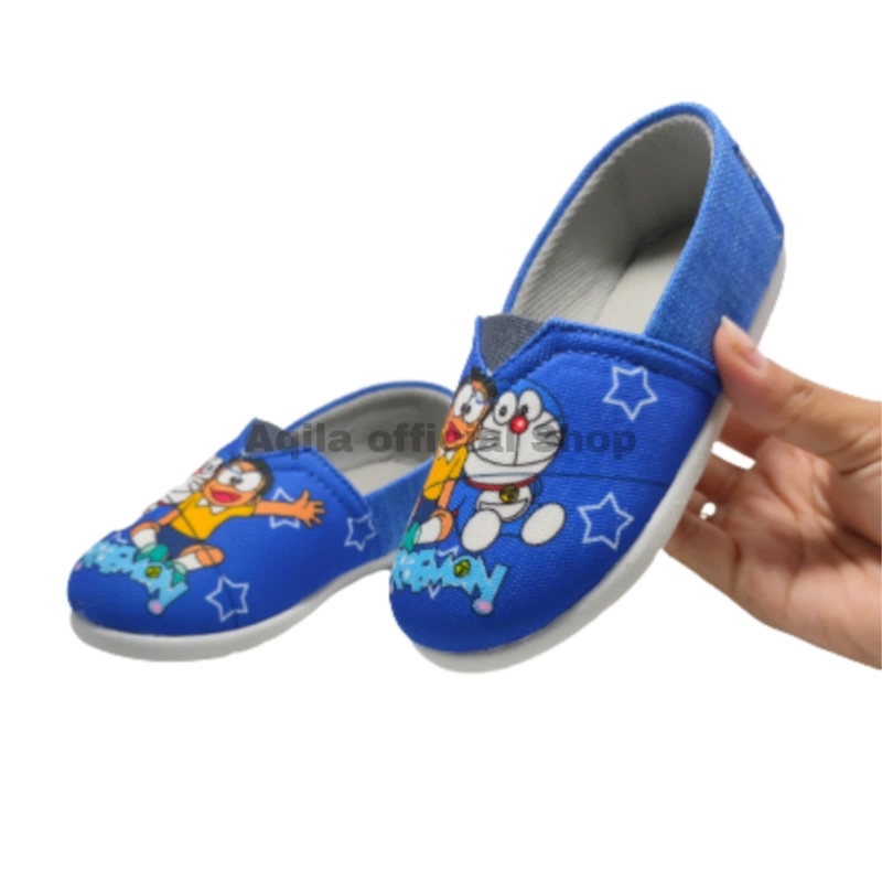 sepatu anak laki laki perempuan 1-4 tahun murah / sepatu slip on anak laki laki perempuan - dora