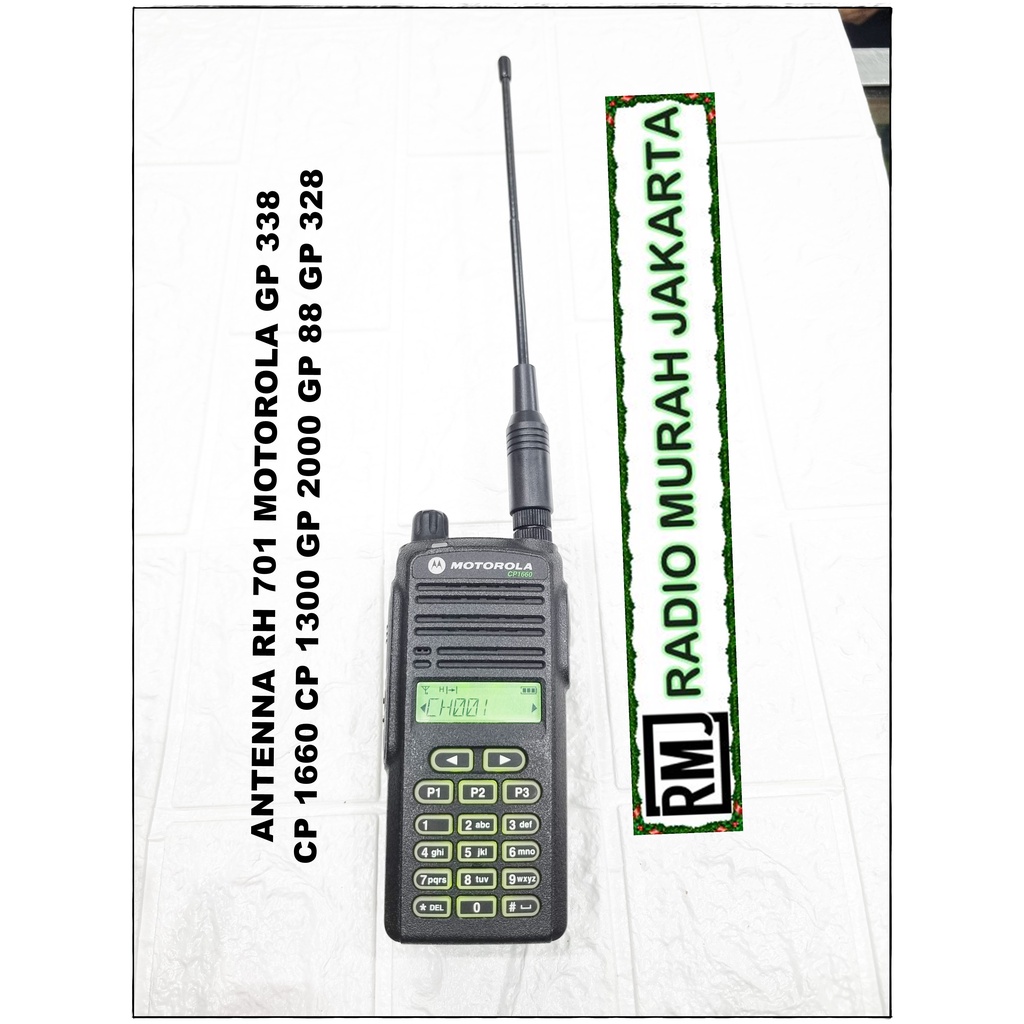 ANTENA HT MOTOROLA CP 1660 CP 1300 GP 338 GP 328 RH 701 GP 2000 GP338 GP328
