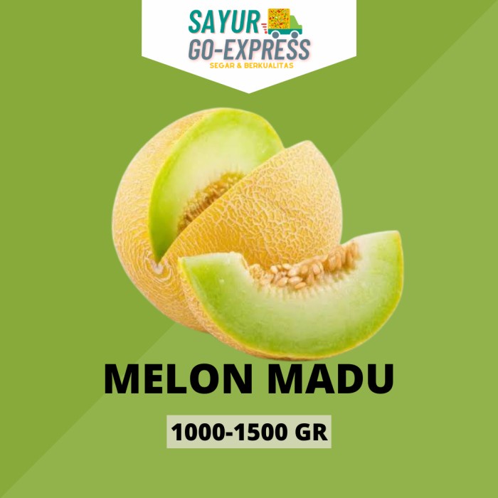 

melon madu 2kg buah segar