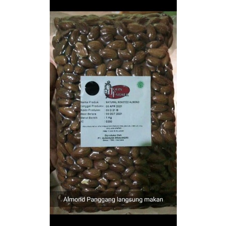 

kacang almon panggang
