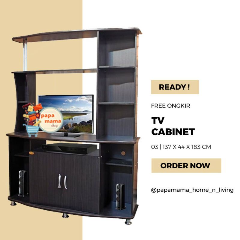 Buffet TV Murah - Meja TV Cantik - Lemari TV Jumbo - Lemari Buffet serbaguna TB 03 - Medan