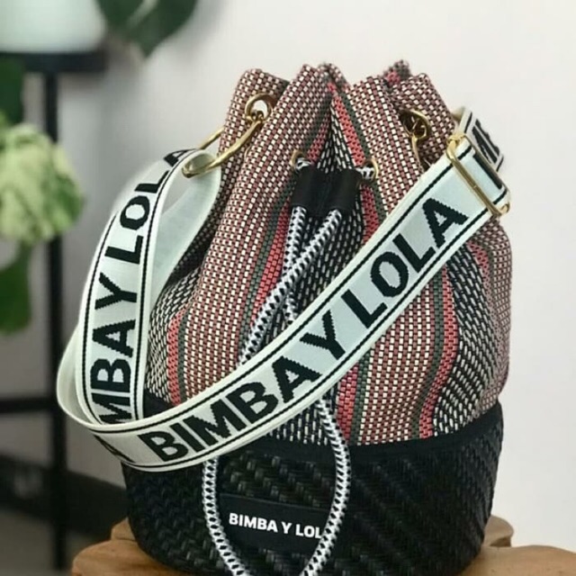 Bimba Y Lola Ivory Plaited Bucket Bag