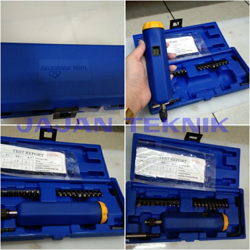 American tool obeng torsi set (7935) / obeng torsi