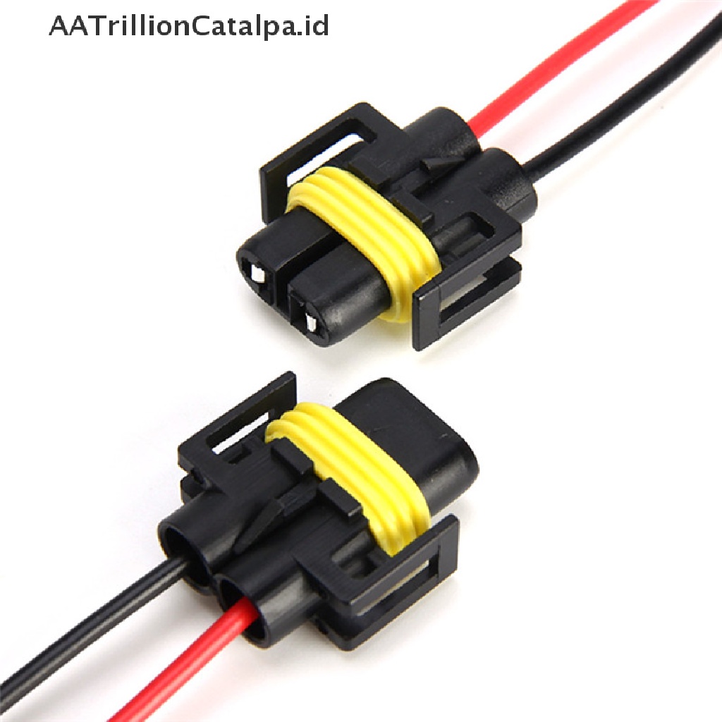 Aatrillioncatalpa 2PCS Socket Konektor Kabel Extension female H11 H8 H9