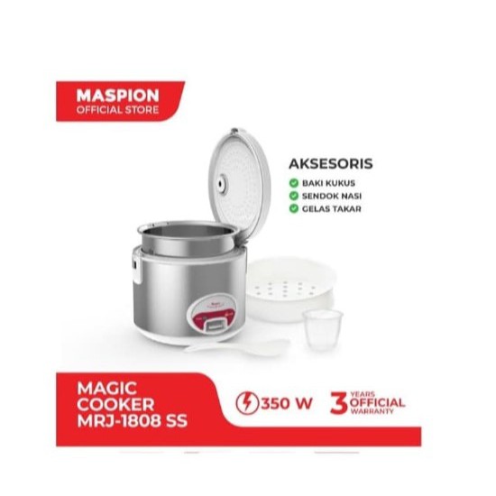 Maspion Magic Cooker MRJ-1808 Stainless Steel