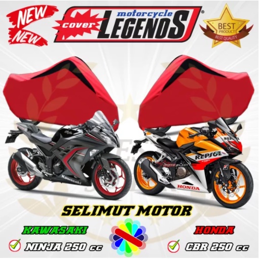sarung cover motor SPORT MOGE NINJA 250 RR CBR 250 RR R25 selimut motor mantel penutup motor terbaik