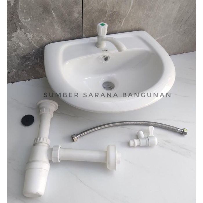 Washtafel Wastafel Volk Komplit Set / Westafel Set Murah